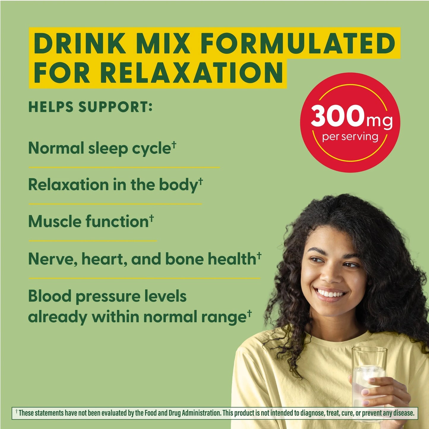 Relax + Calm Magnesium Powder - Drink Mix - Raspberry Lemonade - 50 Servings