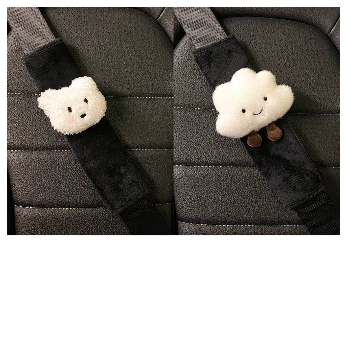 Car Styling Seat Belt Cover Shoulder Strap Harness Cushion Cartoon Cloud Car Seatbelt Shoulder Pad Protector Auto Neck Support