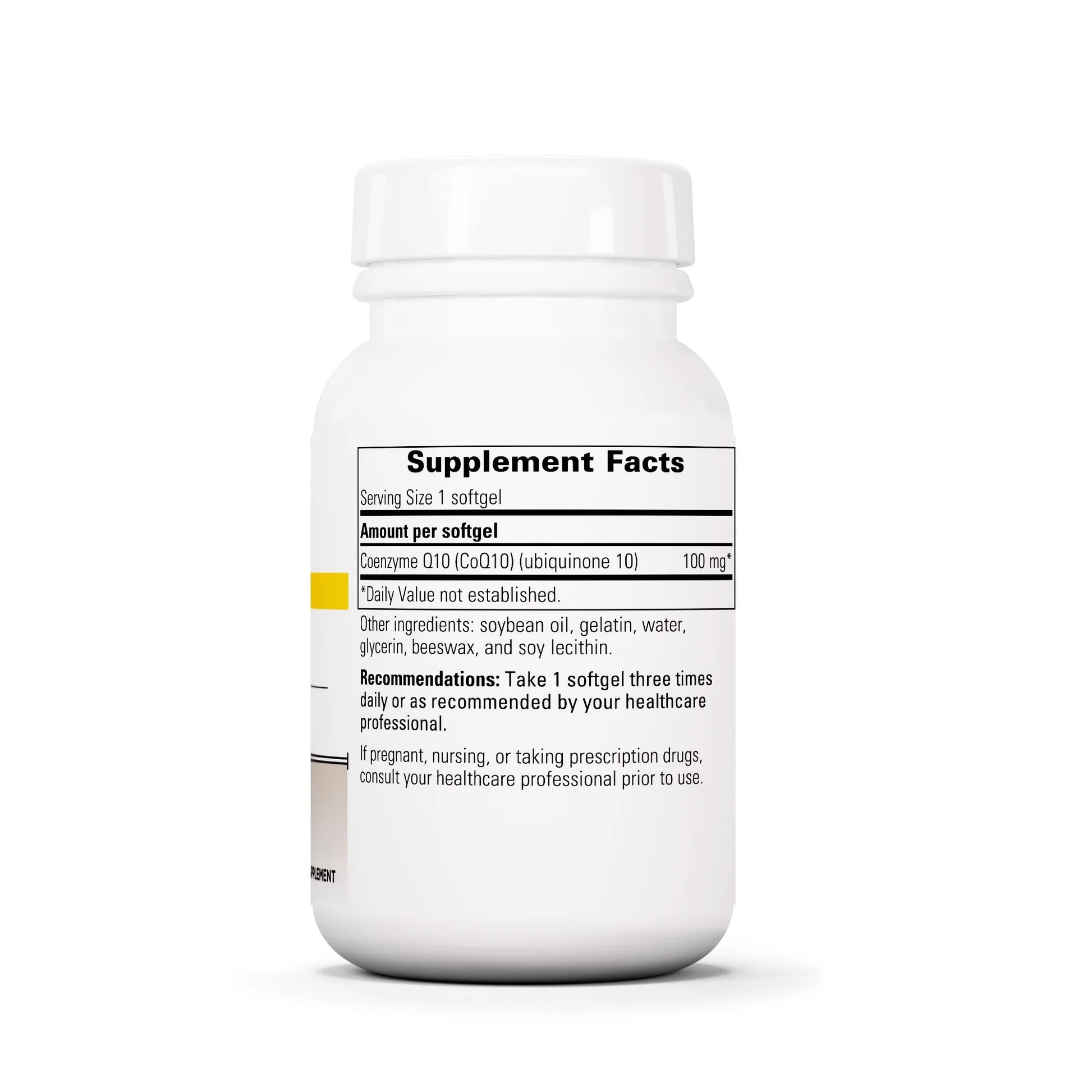 Coq10 100 Mg - Coenzyme Q10 Ubiquinone Supplement - for Heart, Brain and Cellular Energy Support* - 60 Softgels