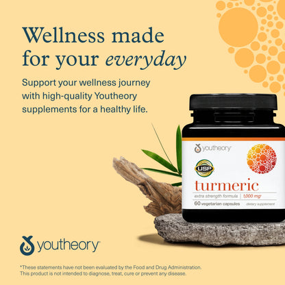 Turmeric Curcumin Supplement with Black Pepper Bioperine, Powerful Antioxidant Properties for Joint & Healthy Inflammation Support, 60 Capsules