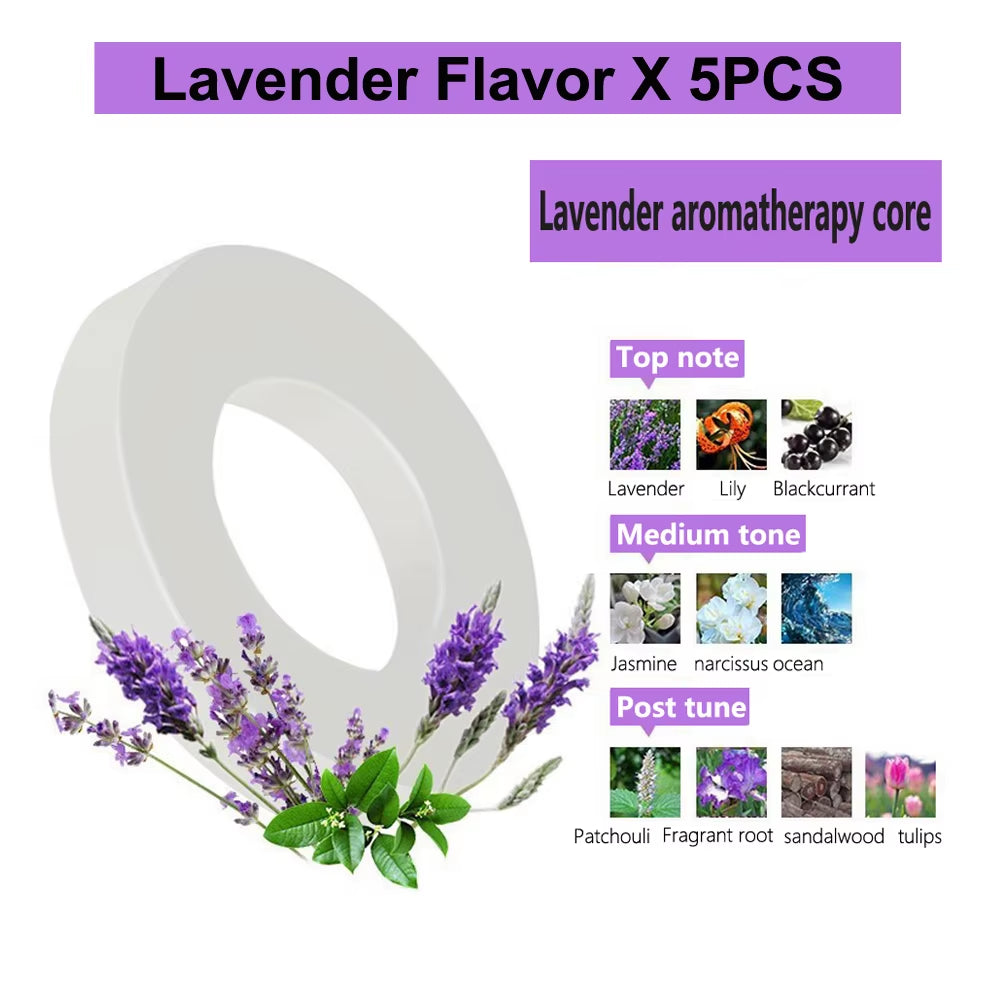 5-50 PCS PE Material Car Air Freshener Perfume Tablets Accessories Solar Rotation Car Perfume Diffuser Supplement Accessories