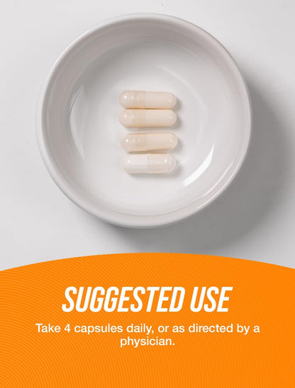 .Com Beta Alanine Capsules - Beta Alanine Supplement, Beta Alanine Pills, Beta Alanine 3000Mg - Gluten Free, 4 Capsules per Serving, 240 Capsules (Pack of 1)