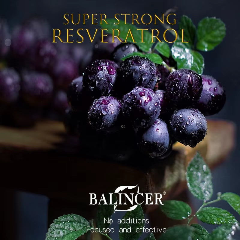 Resveratrol Capsules Support Cardiovascular Health, Antioxidants, Improve Immunity, and Promote Smooth Skin